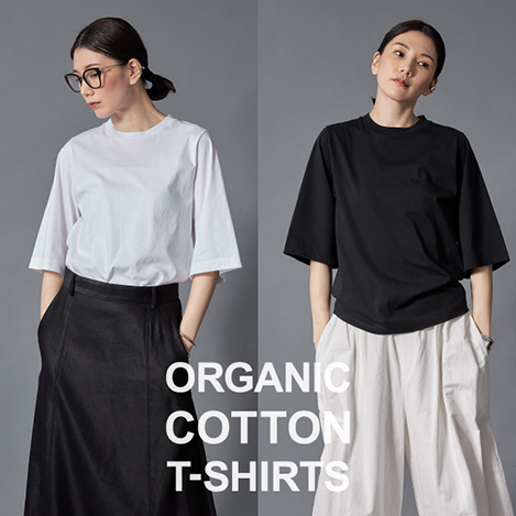 【2024 Spring Collection】オーガニックコットンを使用した、大人女性のためのシンプルなTシャツ