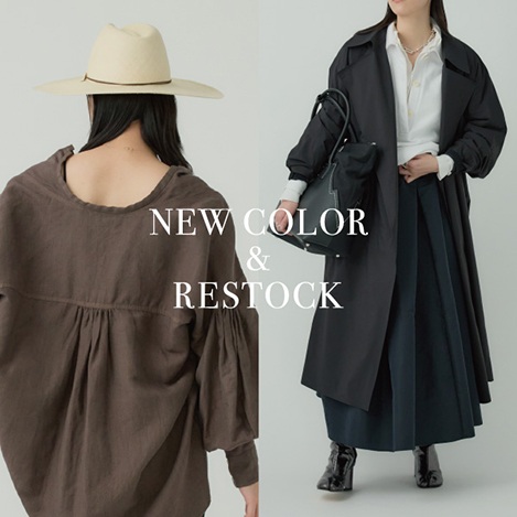 【NEW COLLAR ＆ RESTOCK】いま注目の人気アイテムが新色入荷＆再入荷！