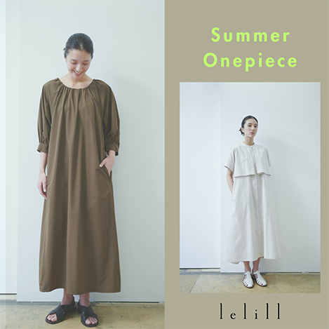 【レリル】お洗濯可能な夏のワンピース