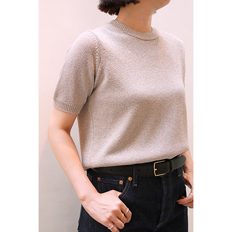 ボーダーズアットバルコニーブラウス　GATHER SHIRT TUNIC36 BORDERS at BALCONY/ボーダーズ アット バルコニー