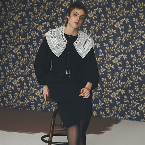 425t*美品 ebure エブール コットンシルク ニットプルオーバー コットンシルク ニットプルオーバー | ebure (Women)/エブール