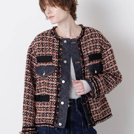 ★美品・紙タグ付き★ nagonstans バックフレアカーディガン 黒 nagonstans/ナゴンスタンス｜秋口に活躍する新作Vネック