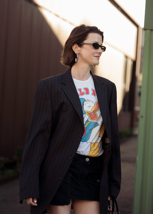 Tシャツなのに上品見え？大人のプリントTスタイル