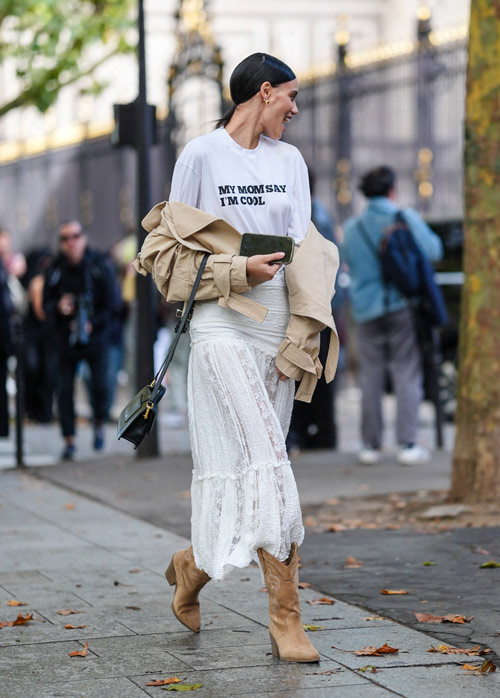 Tシャツなのに上品見え？大人のプリントTスタイル