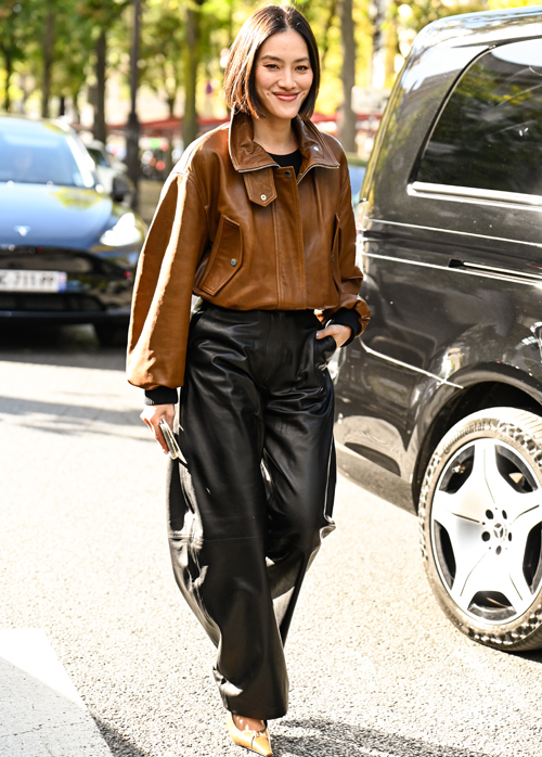 この秋はレザージャケットを相棒に
