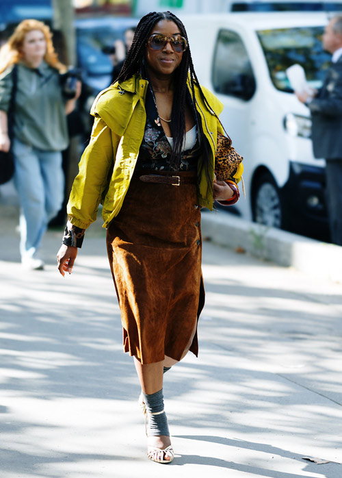 鮮度を上げるレディライクな着こなし