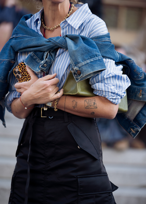 上級者デニムジャケットアレンジ