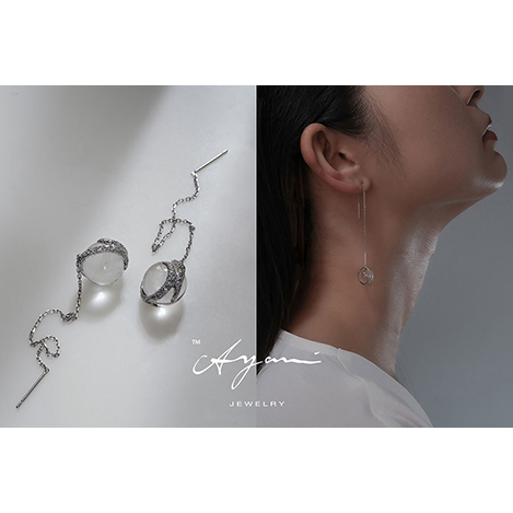 AYAMI jewelry(アヤミ ジュエリー)｜Pave ストレートピアス/シルバー の通販｜ELLESHOP・(エル・ショップ)