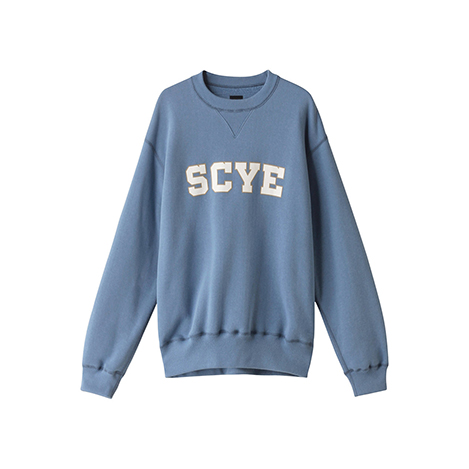 Scye/SCYE BASICS(サイ/サイベーシックス)｜【UNISEX】【SCYE BASICS】フリースバック ジャージー スウェットシャツ/ライトグレー  の通販｜ELLESHOP・(エル・ショップ)