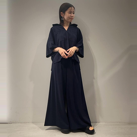 【美品】ADORE アドーア ウールロングカーディガン スリット ブラック アドーア ADORE パターンニットカーディガン （ブラック