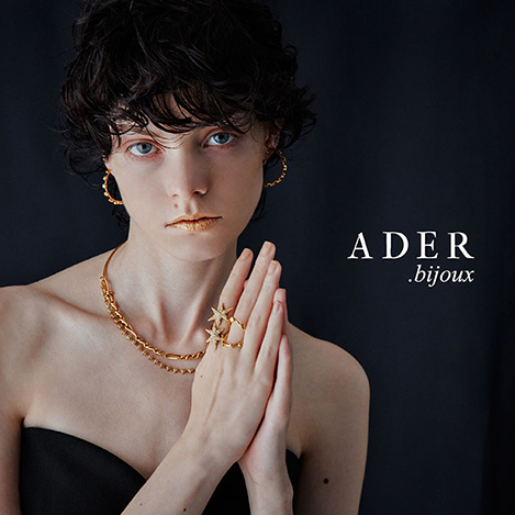 ADER.bijoux(アデル ビジュー)｜STAR スタッドパールロングネックレス/ゴールド の通販｜ELLESHOP・(エル・ショップ)