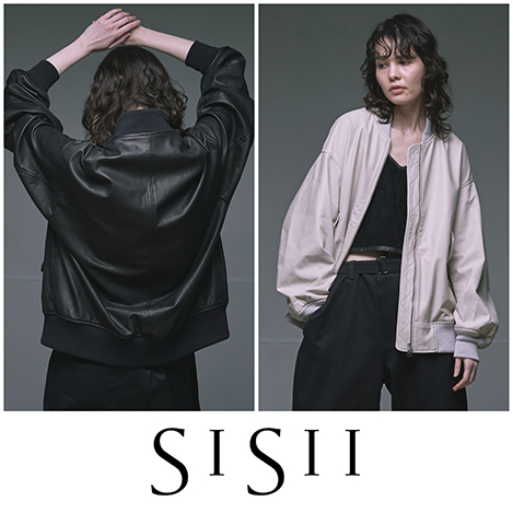 sisii(シシ)｜【UNISEX】レザー パーカージャケット/ブラック の通販 