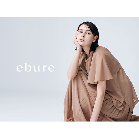 ebure(エブール)｜ライトドライウール 6釦ダブルジャケット/ネイビー の通販｜ELLESHOP・(エル・ショップ)