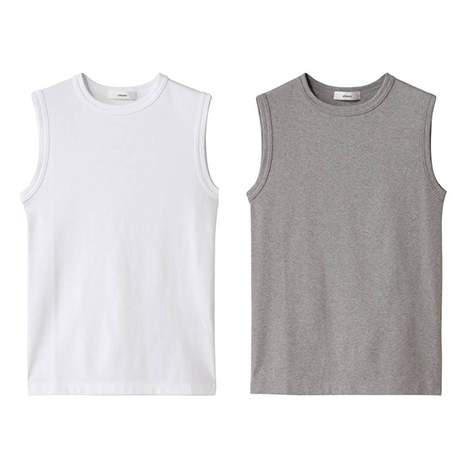 美品　近年　ebure　ライトシルクコットンニット　襟付きノースリーブ　上質⭐︎ 美品 近年 ebure ライトシルクコットンニット 襟付き