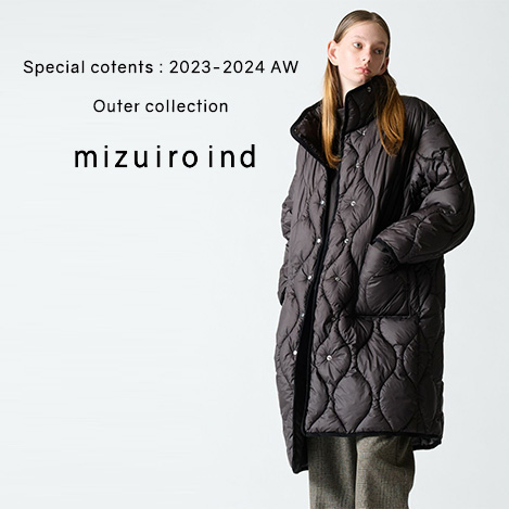 mizuiro ind｜ミズイロインドのダウン（コート）通販｜ELLE SHOP (エル