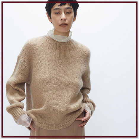 ベーシックアイテムにプラスワンで旬顔に!