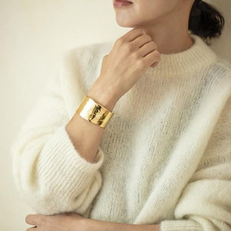 お値下げ　新品　セシルエジャンヌ　シーバングルゴールドM CECILE ET JEANNE(セシル・エ・ジャンヌ)｜シーバングル S