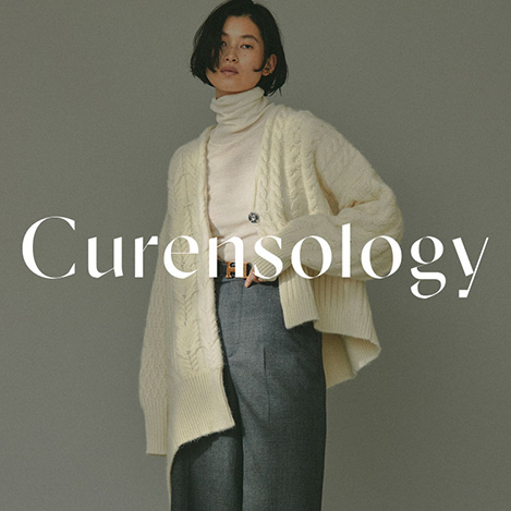 Curensology(カレンソロジー)｜ハイネックギャザーニットプルオーバー