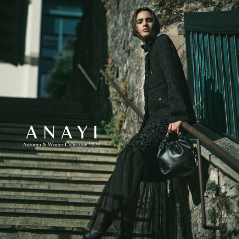 ANAYI(アナイ)｜ジョーゼットフラワーノースリブラウス/ホワイト の通販｜ELLESHOP・(エル・ショップ)