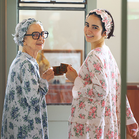 キッドブルー シルク ナイトウェア 新品 23トップシルク天竺[長袖パジャマ] | KID BLUE OFFICIAL ONLINE