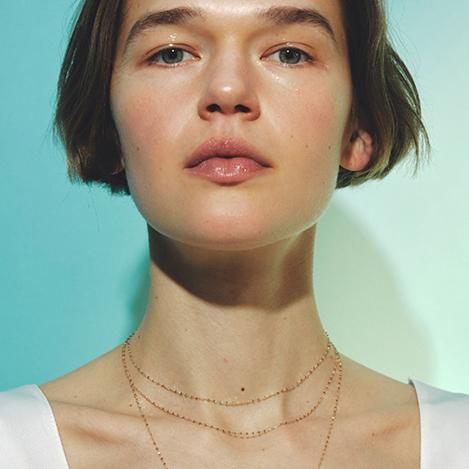 les bonbon(ル ボンボン)｜diamond ロングチェーン ピアス(片耳