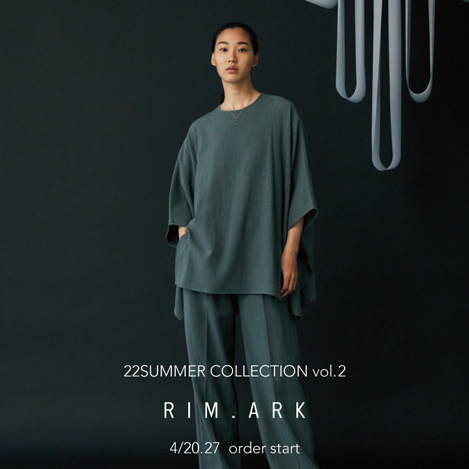 RIM.ARK(リムアーク)｜Wide square knit set up/ニットセットアップ 