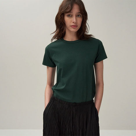 ATON (エイトン) SUVIN60/2 CREWNECK T-SHIRT /クルーネックT