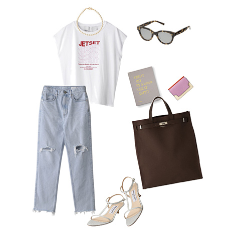 オン・オフコーデに「シータ パランティカ」のバッグをセレクト