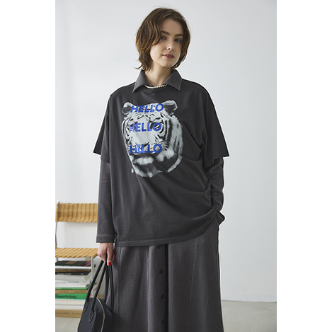 Oblada(オブラダ)｜【予約販売】TIGER Tシャツ/ブラック の通販
