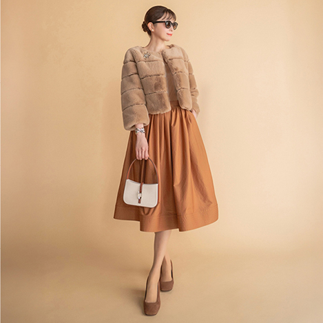 DAISY LIN(デイジーリン)｜Love Fur Rich Coat/ブラックブラック