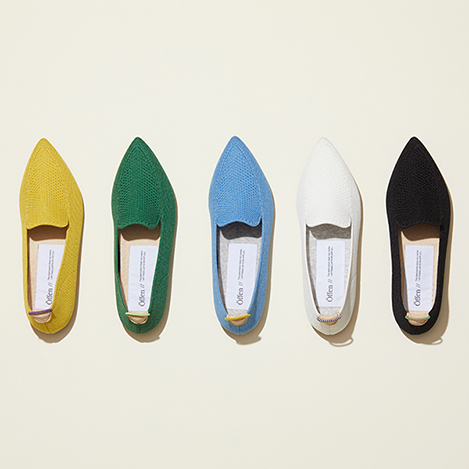 Offen(オッフェン)｜pointed-CROWNP/BEIGE&AQUA の通販｜ELLESHOP