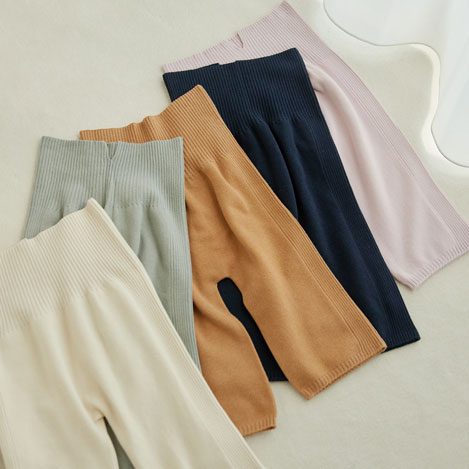 秋からの温活にぴったりな「ネテネ」のウォームパンツ。