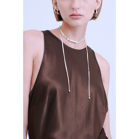 MAISON D'PULSE(メゾンドパルス)｜Shell ネックレス/ホワイト の