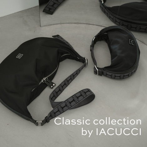 ▽美品イアクッチ IACUCCI ソルベット IACUCCI(イアクッチ)|ソルベット L NYLON/RUGA/ブラック の通販