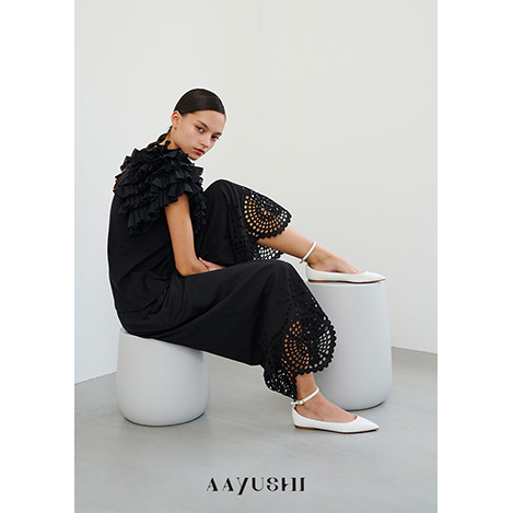 AAYUSHI(アユーシ)｜【予約販売】ロングティアードフリルテール