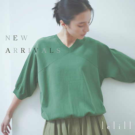 lelill レリル　タグ付き新品　ミリタリーシャツ　カーキ lelill(レリル)｜オープンカラーミリタリーシャツ/カーキ の通販