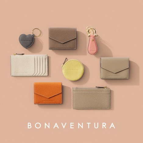 ボナベンチュラ スクエア カード コインケース エトープ BONAVENTURA BONAVENTURA｜スクエアカードコインケース シュリンクレザー