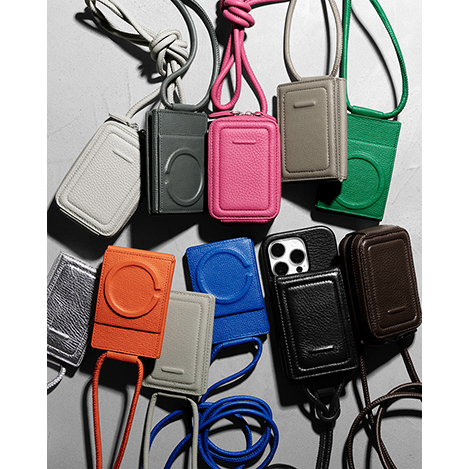 アクセントとなる新色が追加！「オブジェクツアイオー」のウェアラブルなiPhoneケース