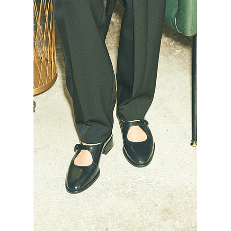 カチム　KATIM アンクルブーツ FOLKLAND_croco black(black sole) – KATIM Official Online Store