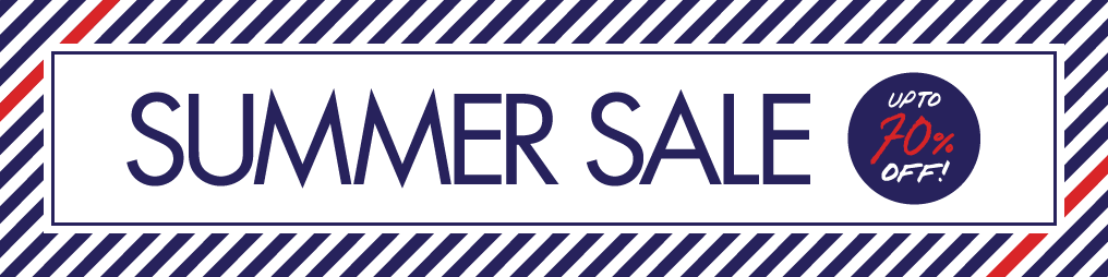 SUMMER SALE UP TO 70% OFF!
