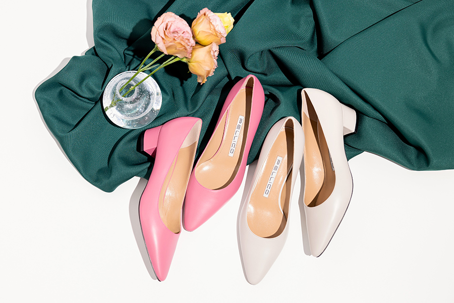 f*い様 PELLICO ピンク ポインテッドトゥ フラットシューズ f*い様