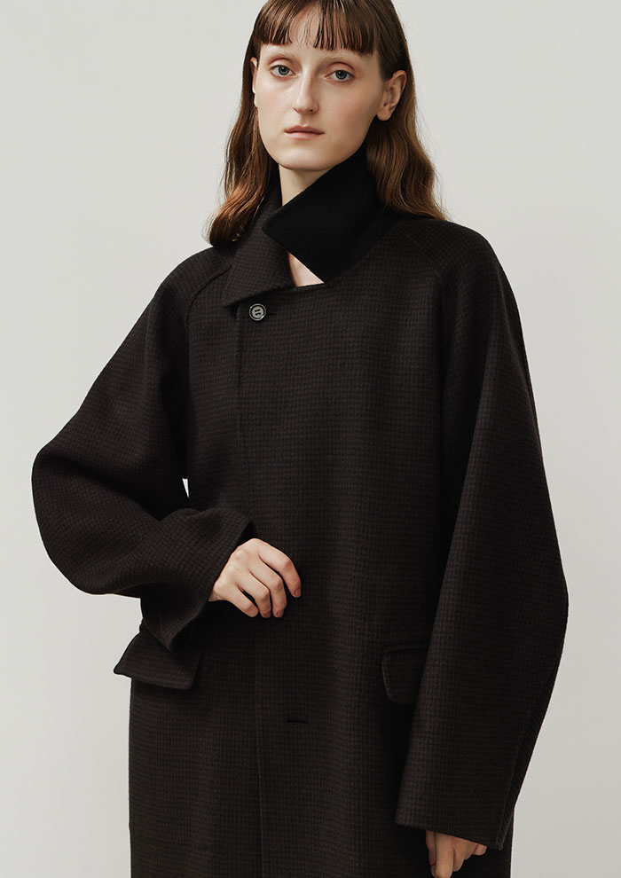 新品同様★HAUNT★春先に★人気完売ダブルフェイスウールケープコート★ポンチョ ELLE SHOP MAIL 2025.11.5