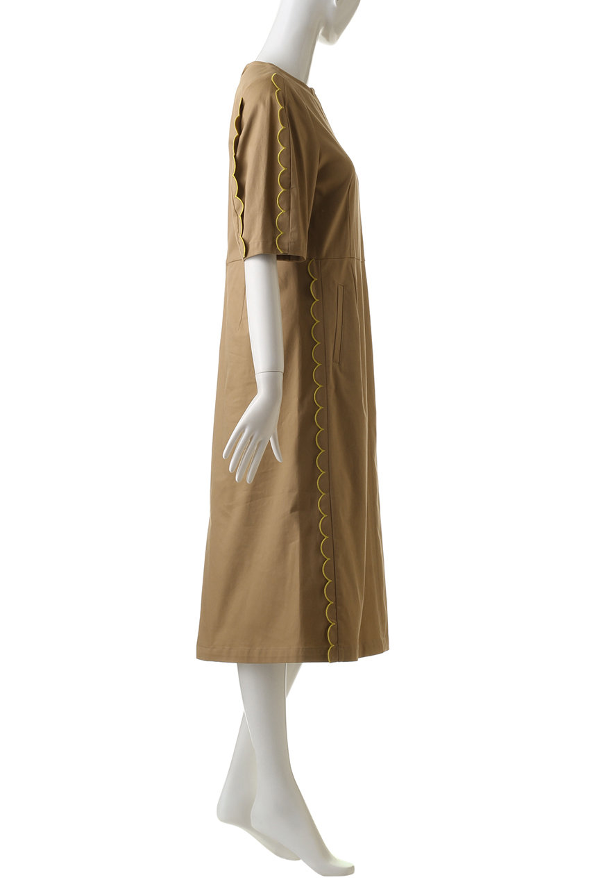 Muveil ミュベール スカラップチノワンピース ベージュ の通販 Elleshop エル ショップ Muveil ミュベール スカラップチノワンピース ベージュ の通販 Elleshop エル ショップ