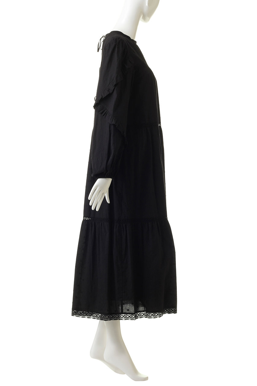 Muveil ミュベール ドット刺繍ワンピース ブラック の通販 Elleshop エル ショップ Muveil ミュベール ドット刺繍ワンピース ブラック の通販 Elleshop エル ショップ