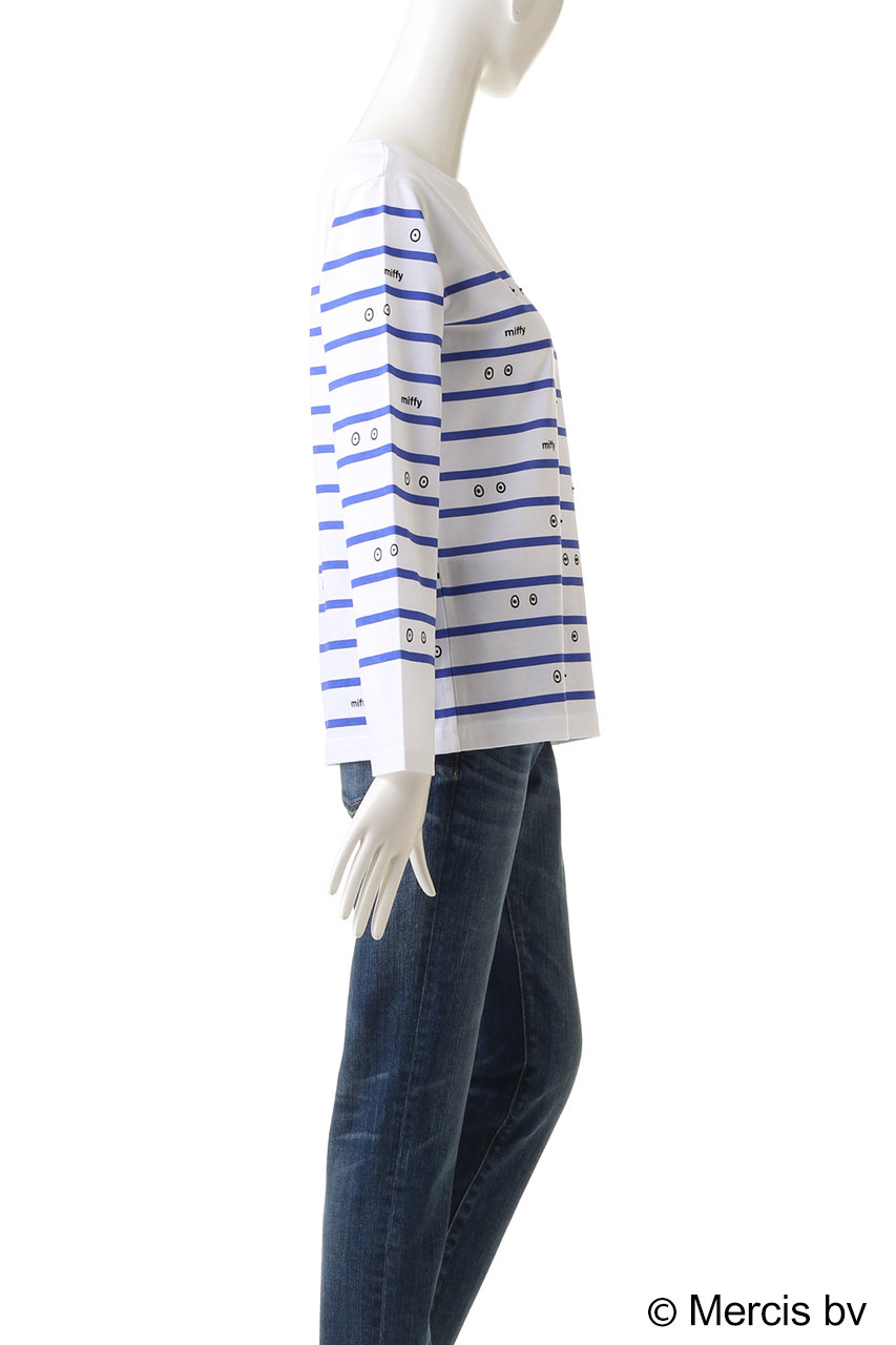 祝開店 大放出セール開催中 Muveil Tシャツ ロングスリーブ ボーダー Tシャツ Jewelryhistorians Org