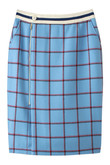 チェックペンシルスカート