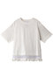 フラワーパーツTシャツ ミュベール/MUVEIL ホワイト