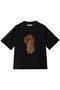 【予約販売】【ELLE SHOP 15th限定】トイプードルアップリケTシャツ ミュベール/MUVEIL ブラック