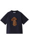 【ELLE SHOP 15th限定】トイプードルアップリケTシャツ ミュベール/MUVEIL ネイビー