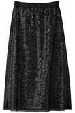 スパンコールスカート